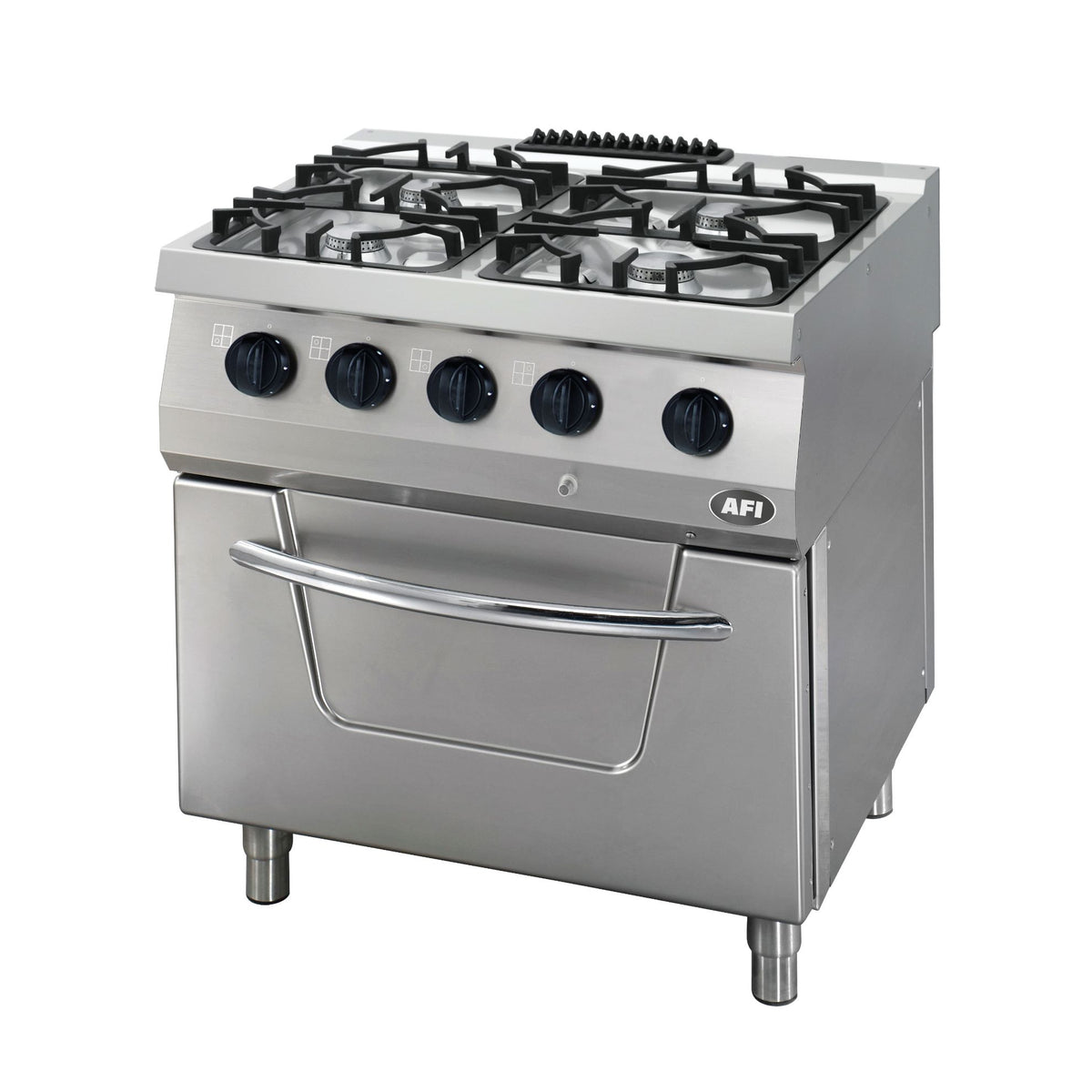 Fourneaux gaz sur four gn 2/1 gaz ou électriques AFI — F4G7FG80LP