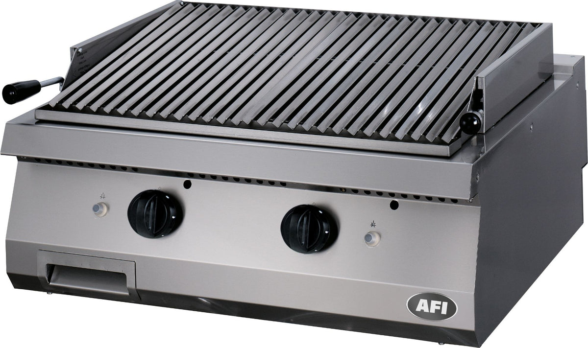 Grill avec pierres de lave AFI — GPL7PG80