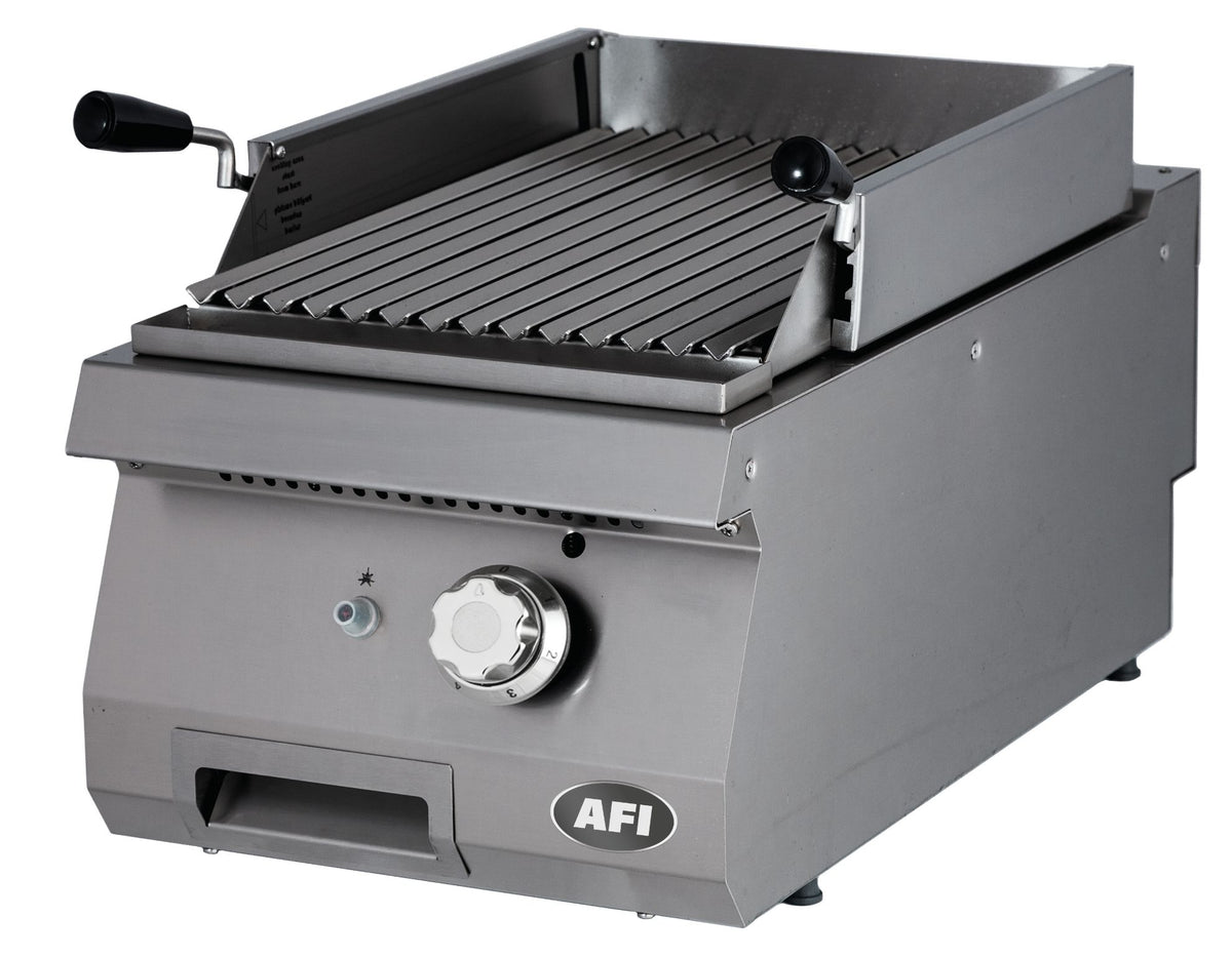 Grill avec pierres de lave AFI — GPL9PG40