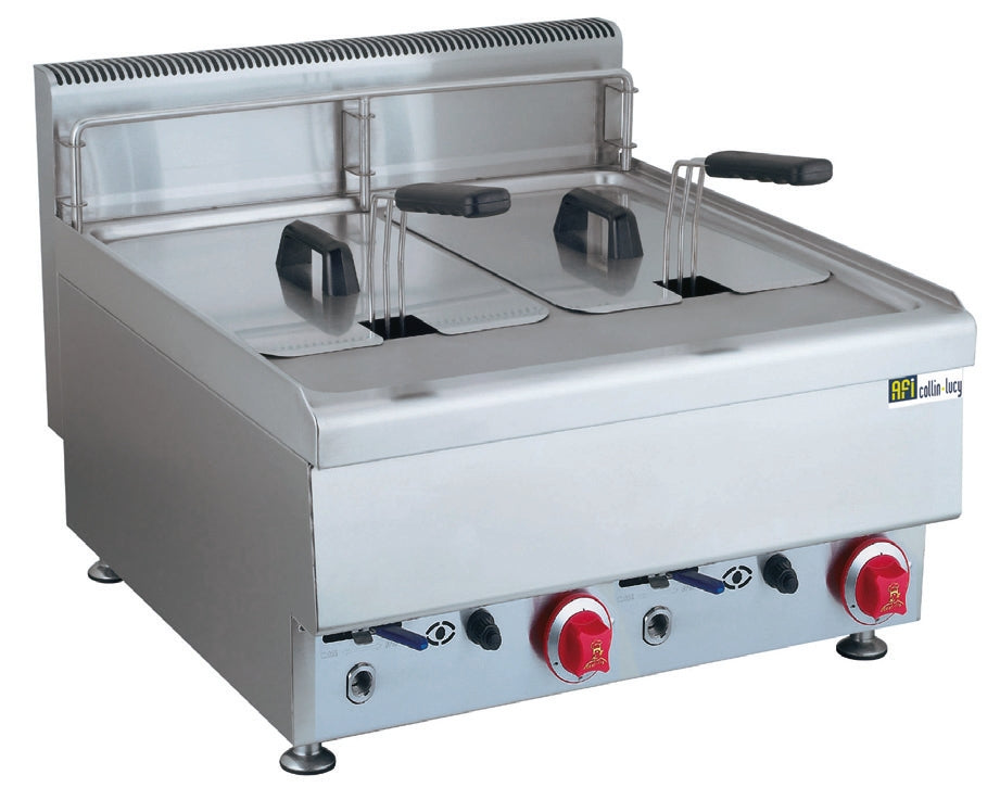 Friteuses gaz ou électriques AFI Collin-Lucy — JUS-TEF-2 — 2x12,5 L