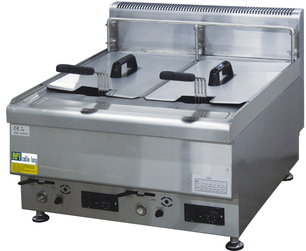 Friteuses gaz ou électriques AFI Collin-Lucy — JUS-TRC-2 — 2x10 L