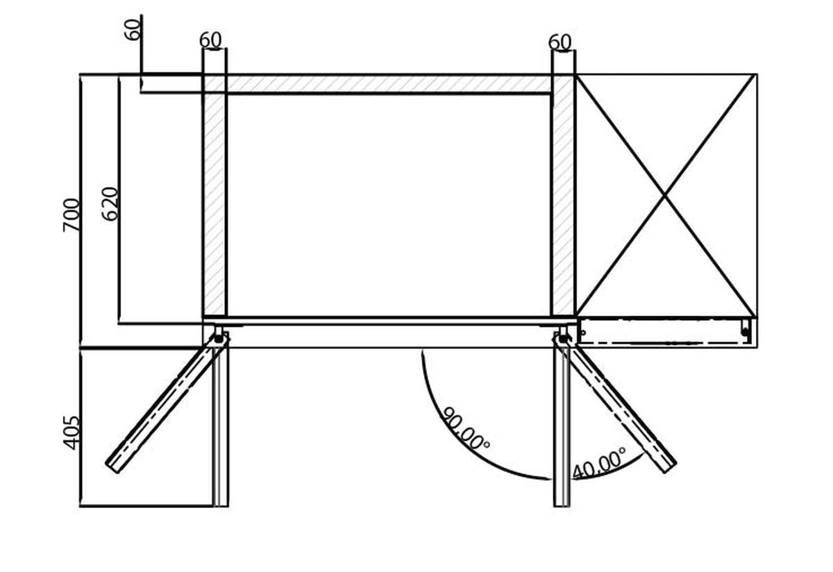Tables réfrigérées AFI — OZ2PP — 301 L – vue 2