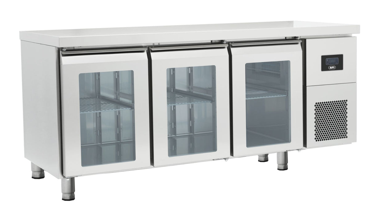 Tables réfrigérées portes vitrées AFI — OZ3PV — 457 L