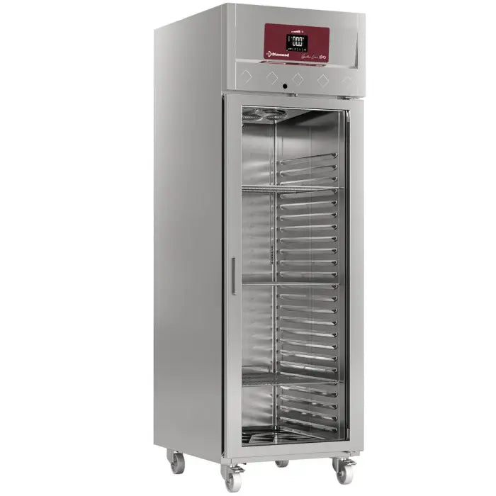 Armoire de frigo. ventilée 700 Lit. 1 porte vitrée (GN 2/1)