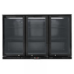 Arrière-Bar Réfrigéré Skinplate 3 Portes Vitrées Battantes - 328 Litres