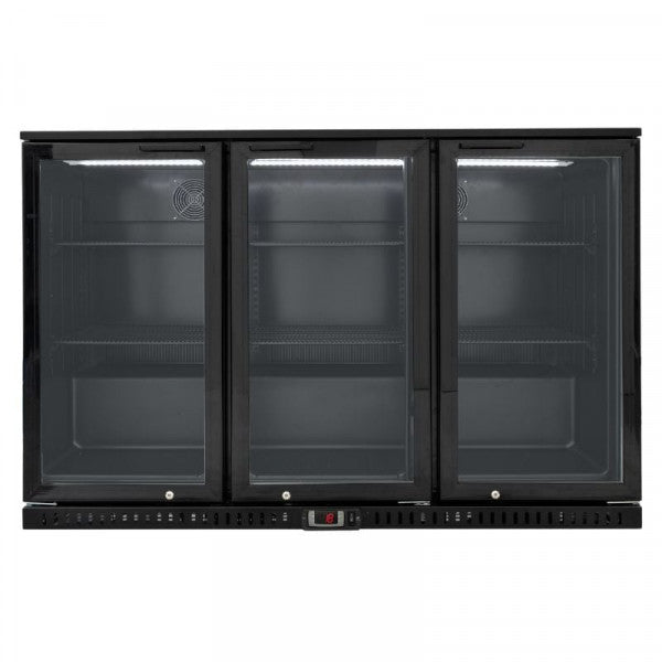 Arrière-Bar Réfrigéré Skinplate 3 Portes Vitrées Battantes - 328 Litres