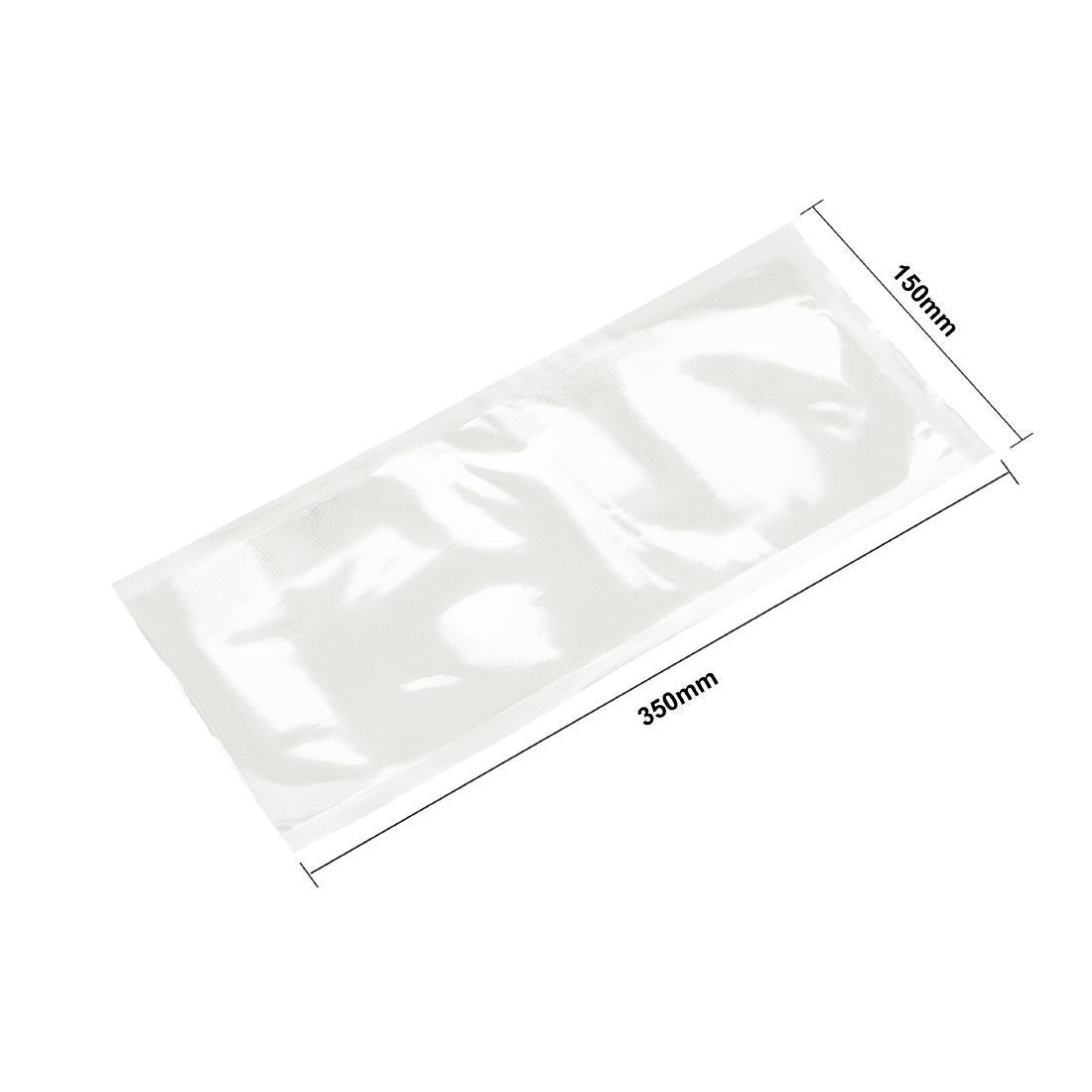 Sacs gaufrés compostables pour machine sous vide Vogue 150x350mm (lot de 50) — AT104