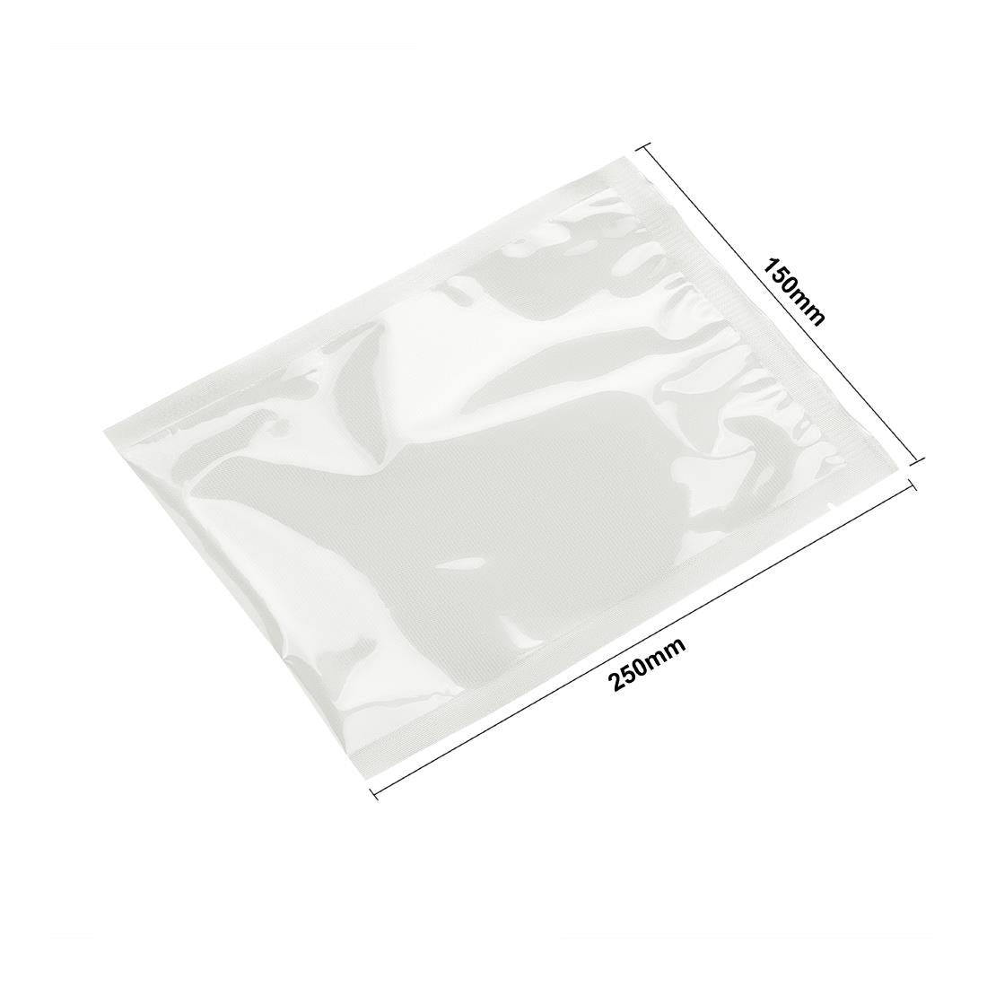 Sacs gaufrés compostables pour machine sous vide Vogue 150x250mm (lot de 50) — AT209