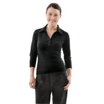 T-Shirt col V femme Uniform Works noir XL — B038-XL