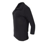 T-Shirt col V femme Uniform Works noir XL — B038-XL