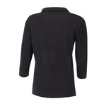 T-Shirt col V femme Uniform Works noir XL — B038-XL