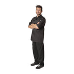 Veste de cuisine mixte Cool Vent Chef Works Montreal noire L — B054-L