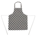 Tablier bavette enfant Whites carreaux noirs et blancs — B357