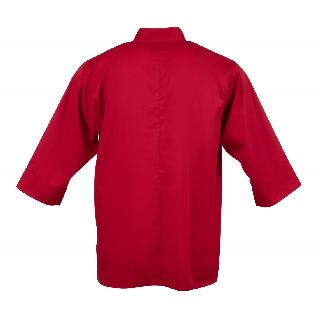 Veste de cuisine mixte Chef Works rouge M — B106-M