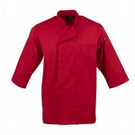 Veste de cuisine mixte Chef Works rouge M — B106-M