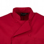 Veste de cuisine mixte Chef Works rouge M — B106-M