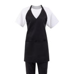 Tablier serveur col en V Whites noir — B128