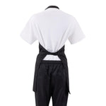 Tablier serveur col en V Whites noir — B128