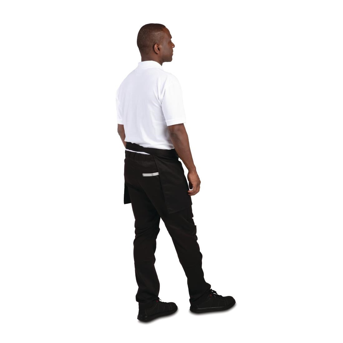 Tablier serveur court Whites noir — B131