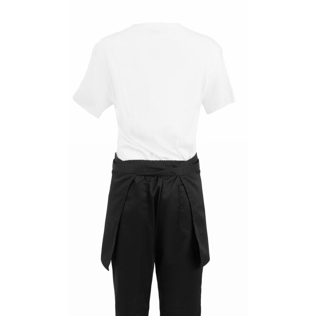 Tablier serveur court Whites noir — B131