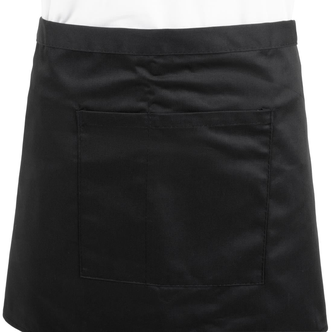 Tablier serveur court Whites noir — B131