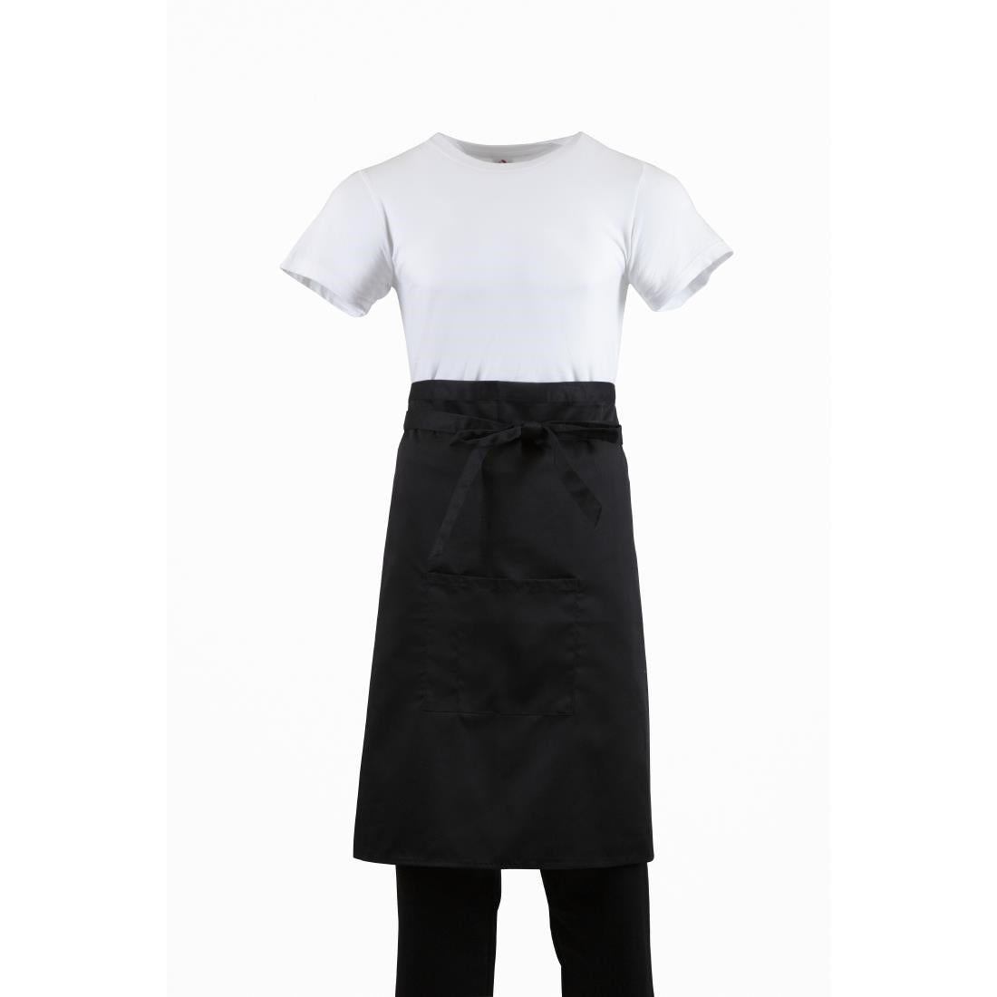 Tablier serveur standard Whites noir — B133