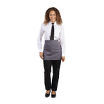 Tablier serveur court Whites gris anthracite — B157