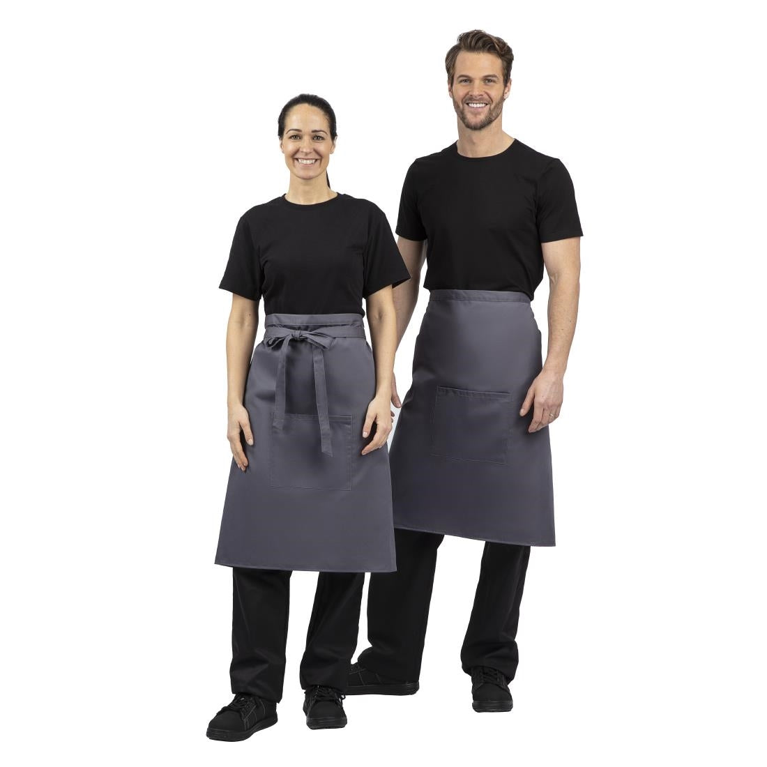 Tablier serveur Whites gris anthracite — B158
