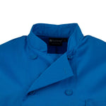 Veste de cuisine mixte Chef Works bleue L — B178-L
