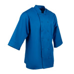 Veste de cuisine mixte Chef Works bleue L — B178-L