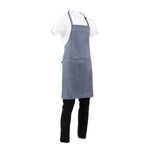 Tablier bavette Chef Works gris — B192
