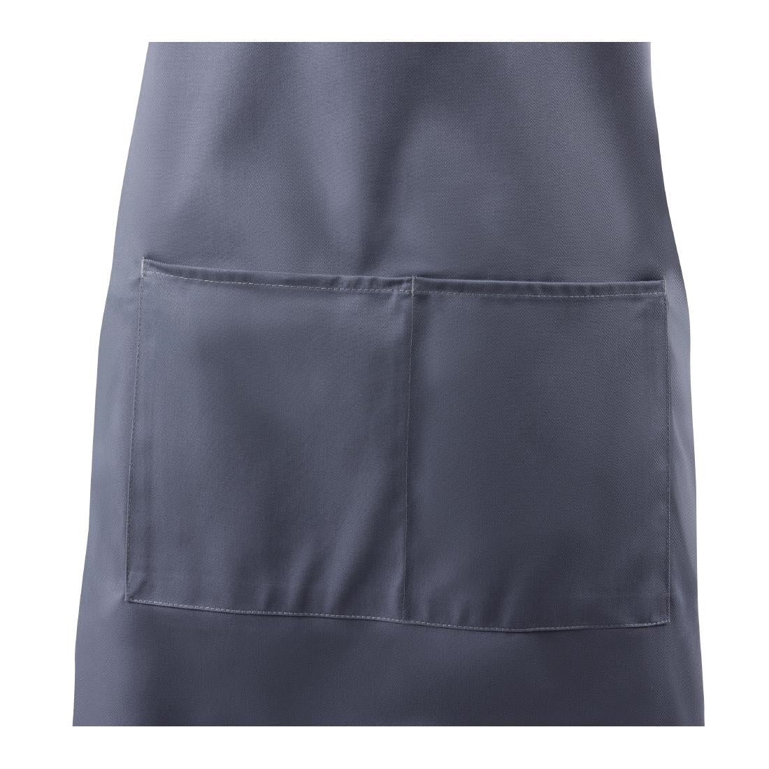 Tablier bavette Chef Works gris — B192