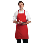 Tablier bavette Chef Works rouge — B196