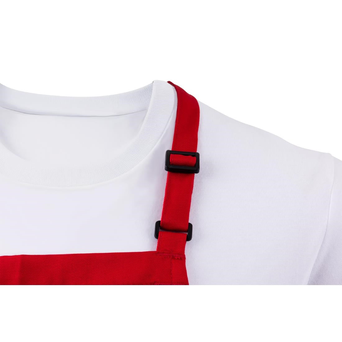 Tablier bavette Chef Works rouge — B196