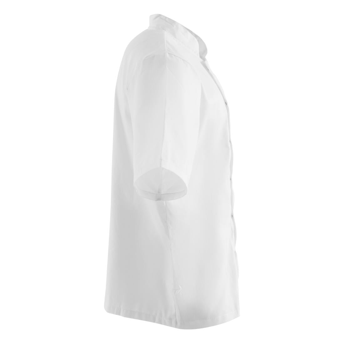 Veste de cuisine Whites Boston manches courtes blanche S — B250-S
