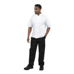 Veste de cuisine Whites Boston manches courtes blanche XL — B250-XL