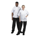 Veste de cuisine mixte Whites Boston manches courtes blanche XS — B250-XS