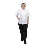 Veste de cuisine Whites Boston manches courtes blanche XL — B250-XL