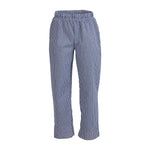 Pantalon de cuisine mixte Whites Vegas petits carreaux bleu et blanc S — B311-S