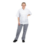 Pantalon de cuisine mixte Whites Vegas petits carreaux bleu et blanc XXL — B311-XXL