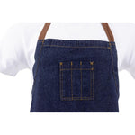 Tablier bavette Chef Works Urban Memphis bleu — B341