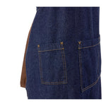 Tablier bavette Chef Works Urban Memphis bleu — B341