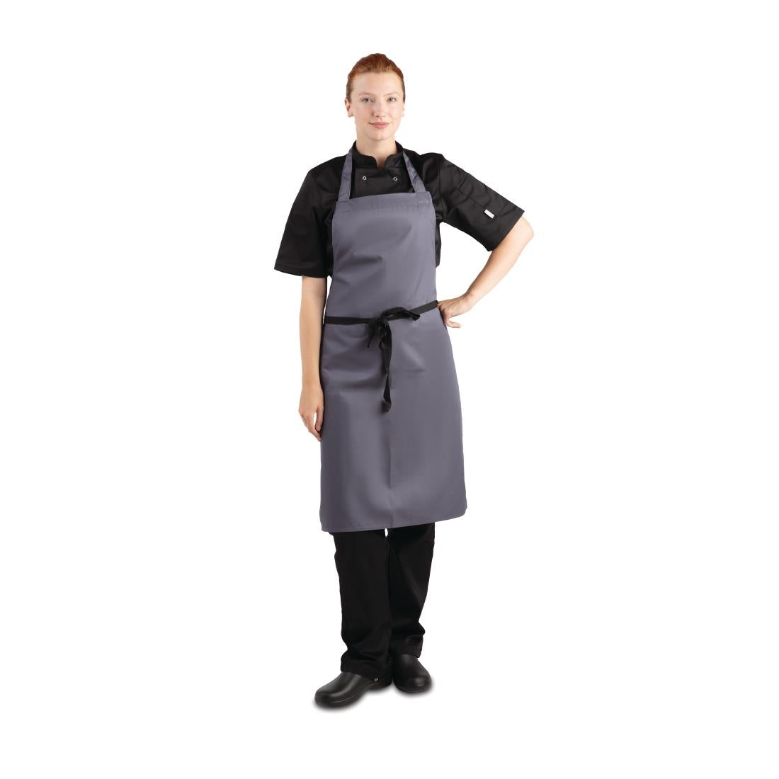 Tablier bavette Whites anthracite — B426