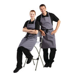 Tablier bavette Whites anthracite — B426