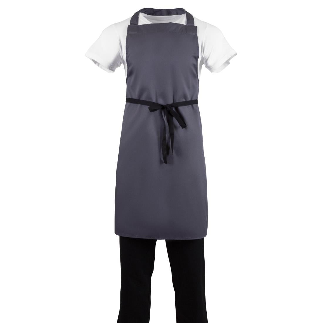 Tablier bavette Whites anthracite — B426