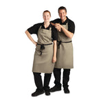 Tablier bavette Whites  olive — B427