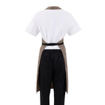 Tablier bavette Whites marron clair — B429