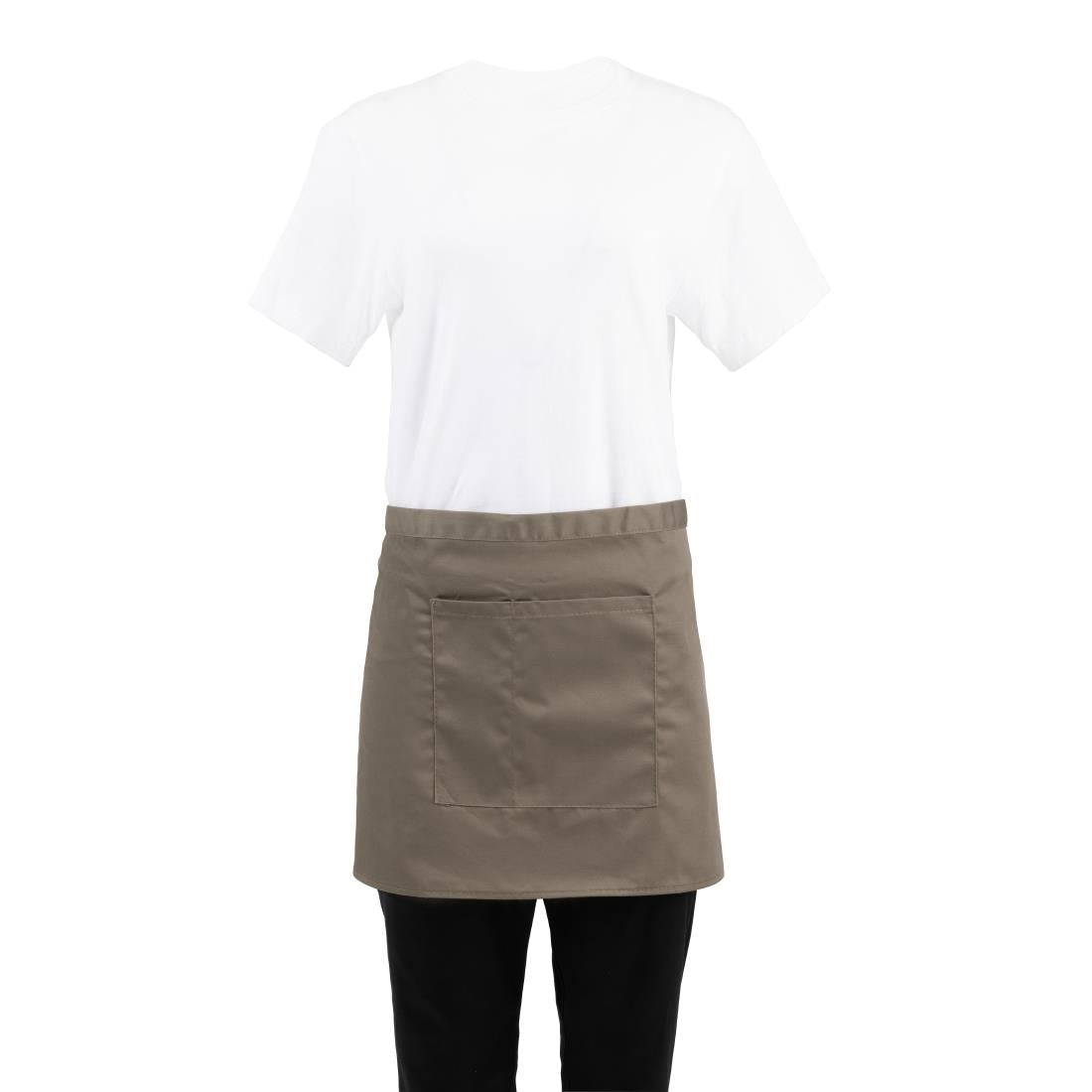 Tablier court Whites Bistro vert olive — B431