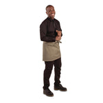 Tablier serveur court Whites marron clair — B432