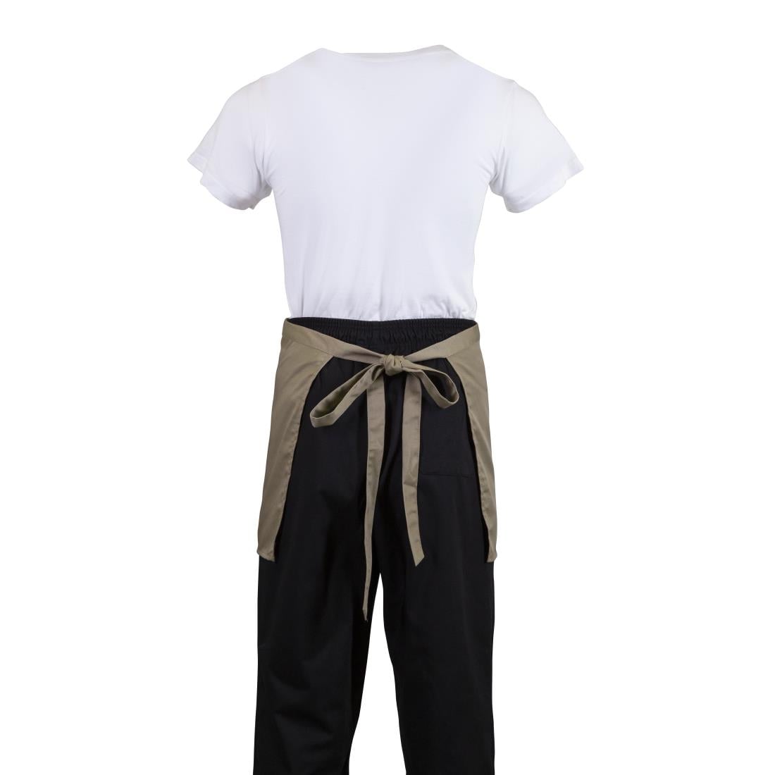 Tablier serveur court Whites marron clair — B432
